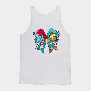 Coquette Bow Dr Seuss Women Girl Tank Top